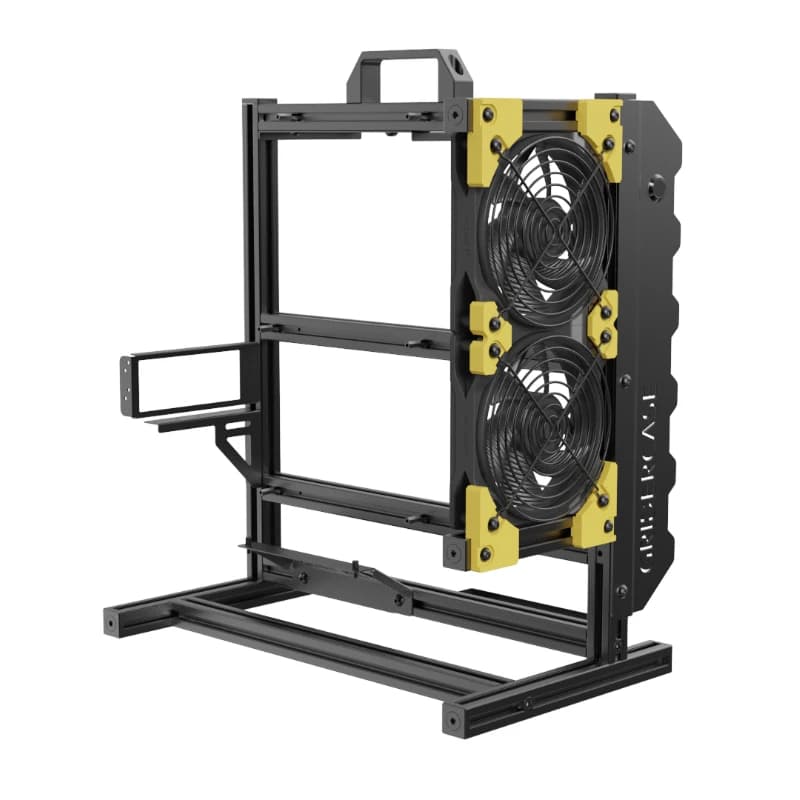 ALPHA V1.0 châssis ouvert boîtier ATX boîtier à cadre ouvert en aluminium Support carte mère ATX/M-ATX/ITX 240 refroidisseur d'eau armoire de jeu