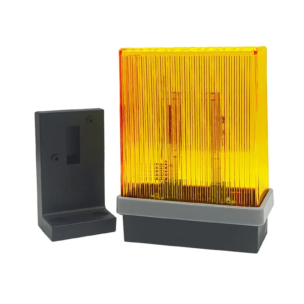 Lampe Flash clignotante 12V-265V AC/DC, pour ouvre-porte automatique, extérieur, étanche, montage mural
