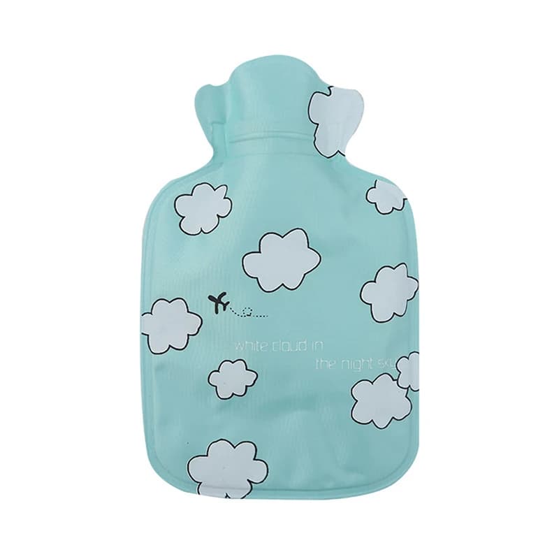 Joli dessin animé main bouteille d'eau chaude Mini bouteilles chaudes Portable plus chaud filles poche pieds sacs