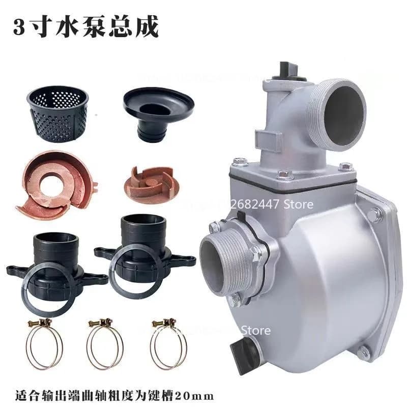 Accessoires de pompe à eau pour moteur à essence 170, 2 pouces, 3 pouces, 4 pouces, ensemble complet de coque de pompe à assemblage auto-amorçante