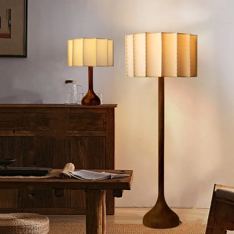 WSabine-i-Lampe LED en Bois Massif au Design Minimaliste, Luminaire Décoratif d'Nik, Idéal pour un Salon, une Chambre à Coucher, un Canapé ou un Bureau