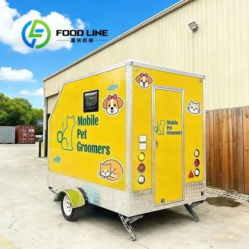 Remorque de toilettage pour animaux de compagnie, station de lavage pour chiens, camion de lavage autoportatif, remorque de lavage autoportable, remorque de salon de toilettage pour animaux de compagn