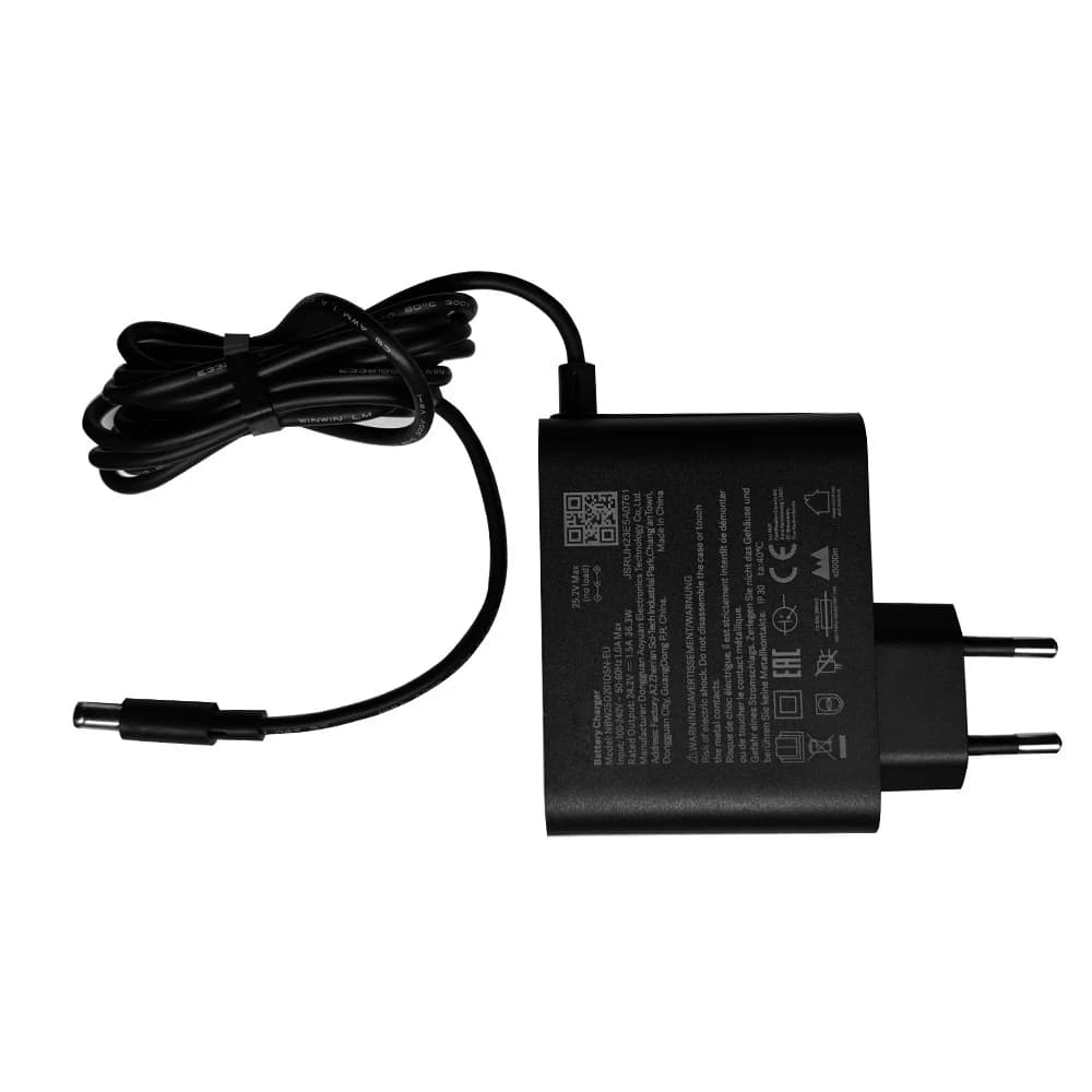 Chargeur ue pour Scooter électrique Xiaomi 4 Go Ninebot KickScooter E2 E2Plus, câble d'alimentation pour Scooter électrique 24.2V 1,5a