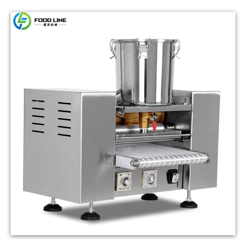 Ligne de production de crêpes électrique automatique personnalisée, structure entièrement en acier inoxydable, ligne de transformation commerciale pour boulangerie