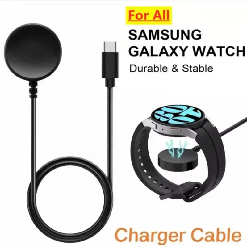Montre magnétique Portable chargeur sans fil câble USB Station de charge rapide pour Samsung Galaxy Watch 8 7 6 5pro 5 4 3 Active 2