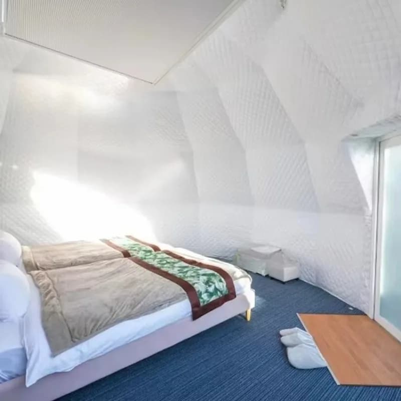 Tentes OME pour le camping en plein air, tente géodésique de luxe résistante, tente de glamping avec salle de bain, maison de glamping pour toutes les saisons