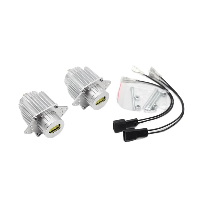 Pour BMW série 3 2009 2010 2011 E90 E91 Facelift LCI Halohalogen phare 80W Angel Eyes Halo anneau ampoule lampe lumière 6000K blanc