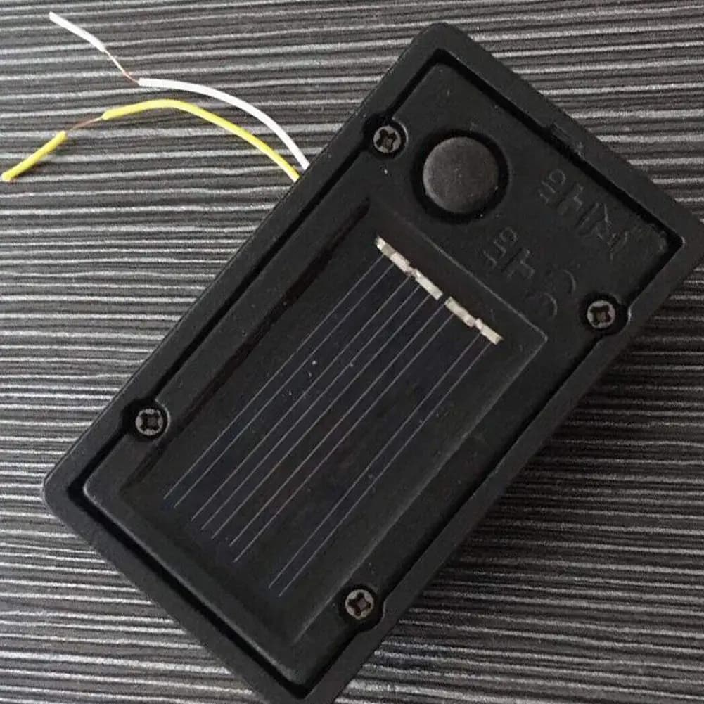 Boîte de rangement solaire carrée pour lampe LED de jardin, accessoire de boîte à batterie en silicium polycristallin étanche