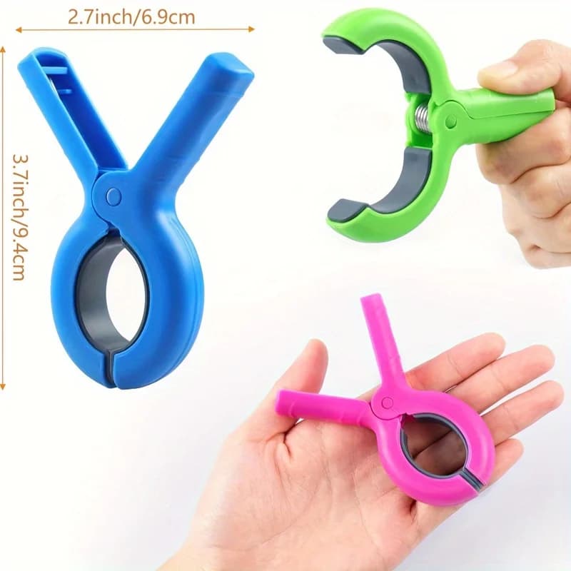 4/8 pièces pinces à serviettes de plage pour chaises de plage, pinces porte-serviettes pour chaise piscine sur croisière, épingles à vêtements robustes, Clips solides