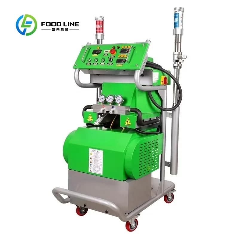 Machine de pulvérisation d'isolation en mousse de polyuréthane haute pression personnalisée, équipement de revêtement en polyurée pour la construction