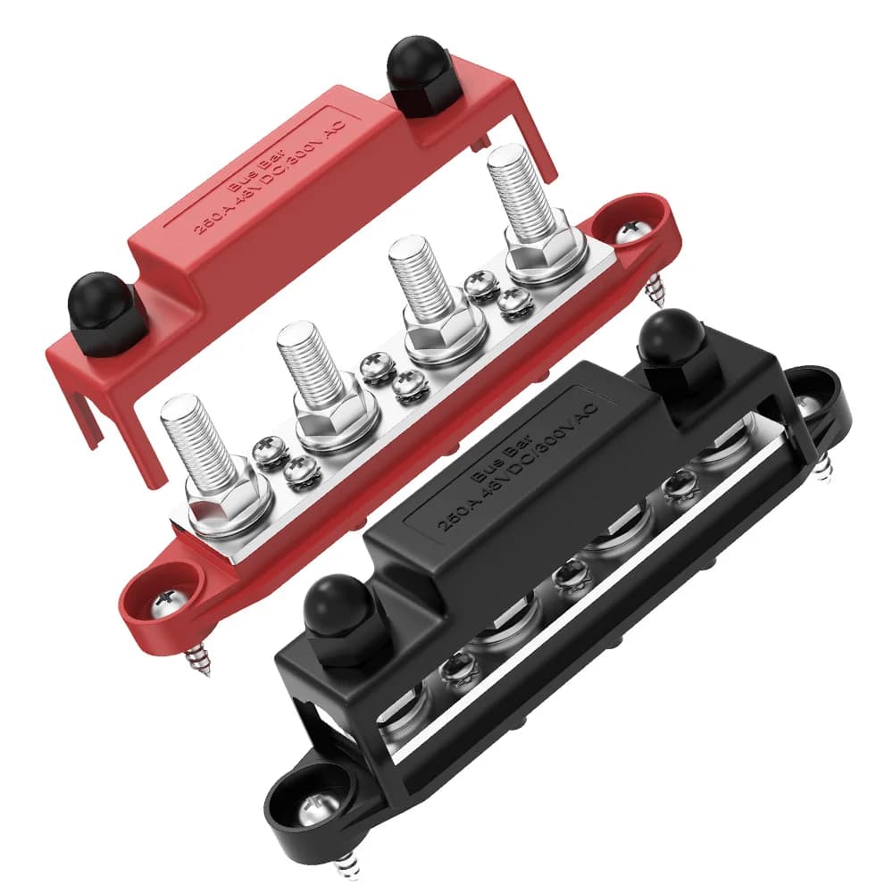 Barre omnibus BB250-T4M10 250A bloc de Distribution bornier de Bus à courant élevé BUSBAR RV barre omnibus de bateau barre omnibus de batterie de voiture