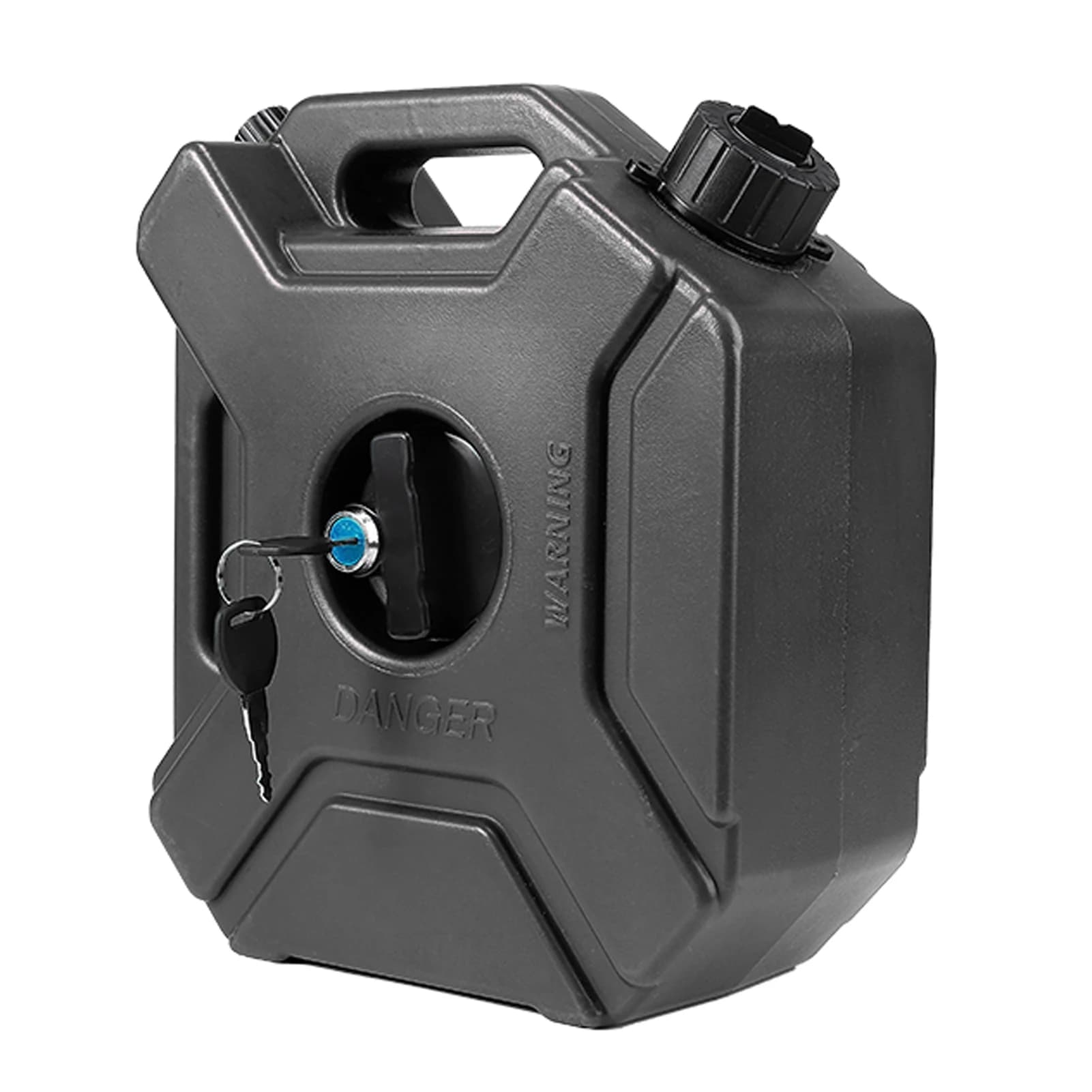 Réservoir de gaz de 1,3 gallons, bidon d'huile de secours Portable de 5L avec serrure et clés, convient pour moto SUV ATV la plupart des voitures