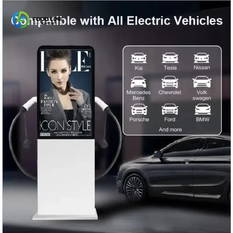 Borne de recharge commerciale pour véhicules électriques 14KW 22KW 44KW – Station de charge rapide et stable pour usage public et professionnel