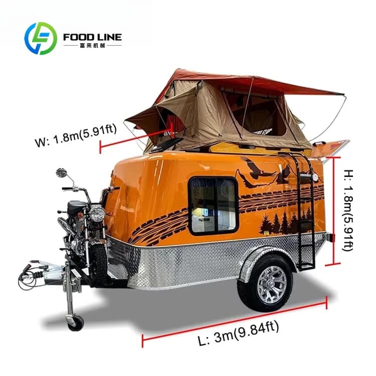Caravane de voyage personnalisée