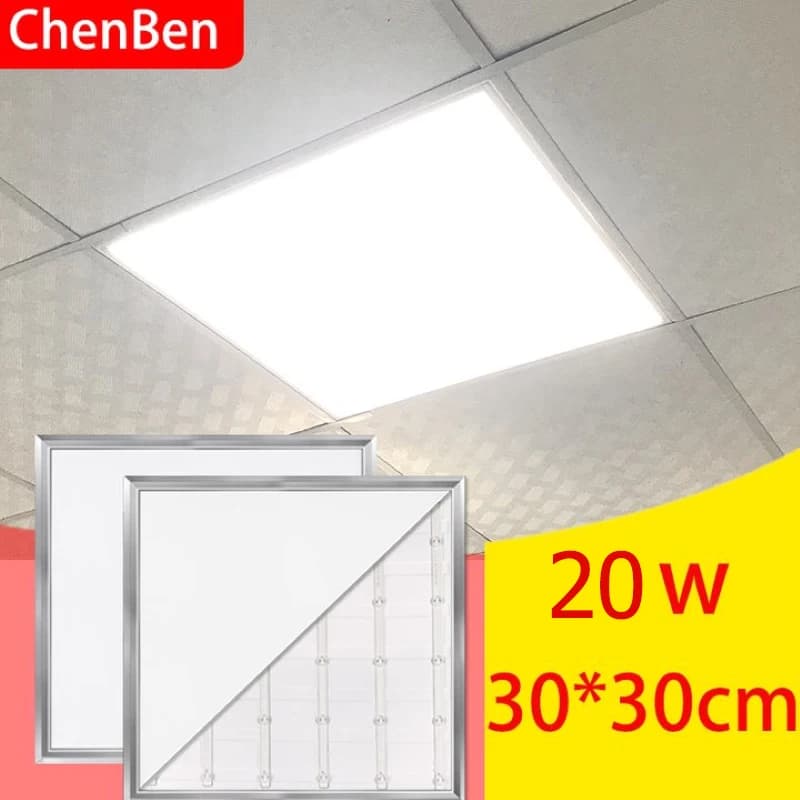Panneau lumineux Led 20W 30x30CM, éclairage de plafond intérieur 220V, panneau Led Ultra fin carré 300x300MM, lumière plate montée en Surface