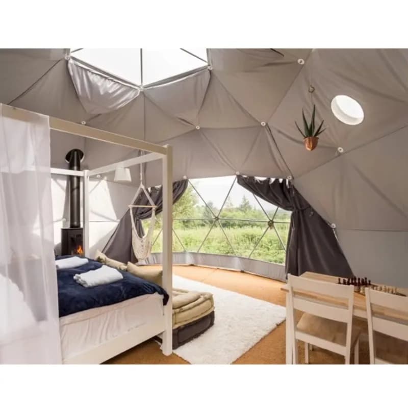 Dôme de luxe sur mesure pour hôtel VIP, tente dôme pour resort, tentes dôme pour glamping, tentes dôme géodésiques