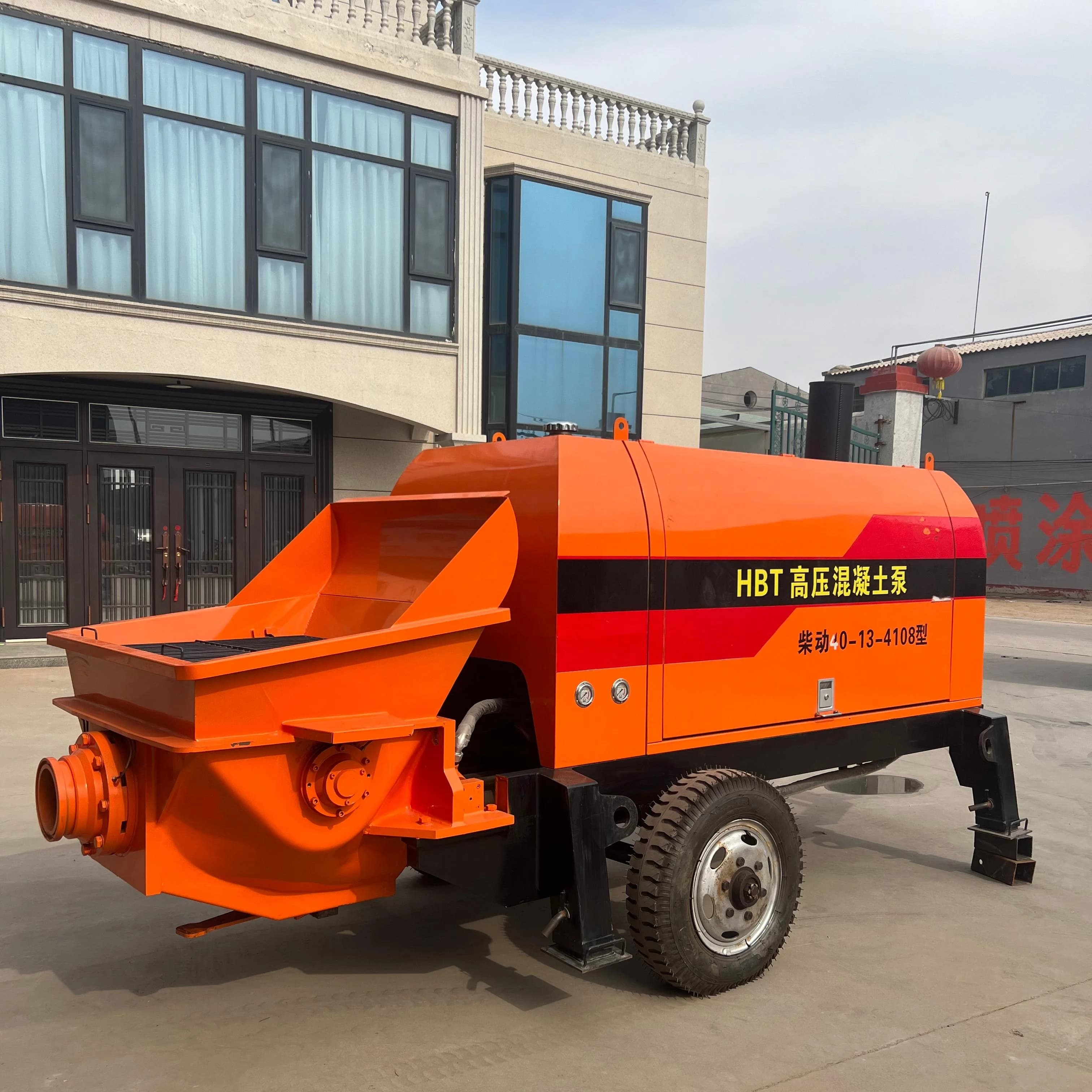 Micro pompe à béton diesel à haute efficacité