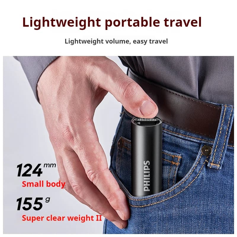 Philips IPX7 lampes de poche LED haute puissance lampe LED Rechargeable Portable avec 4 Modes d'éclairage pour Camping auto-défense en plein air