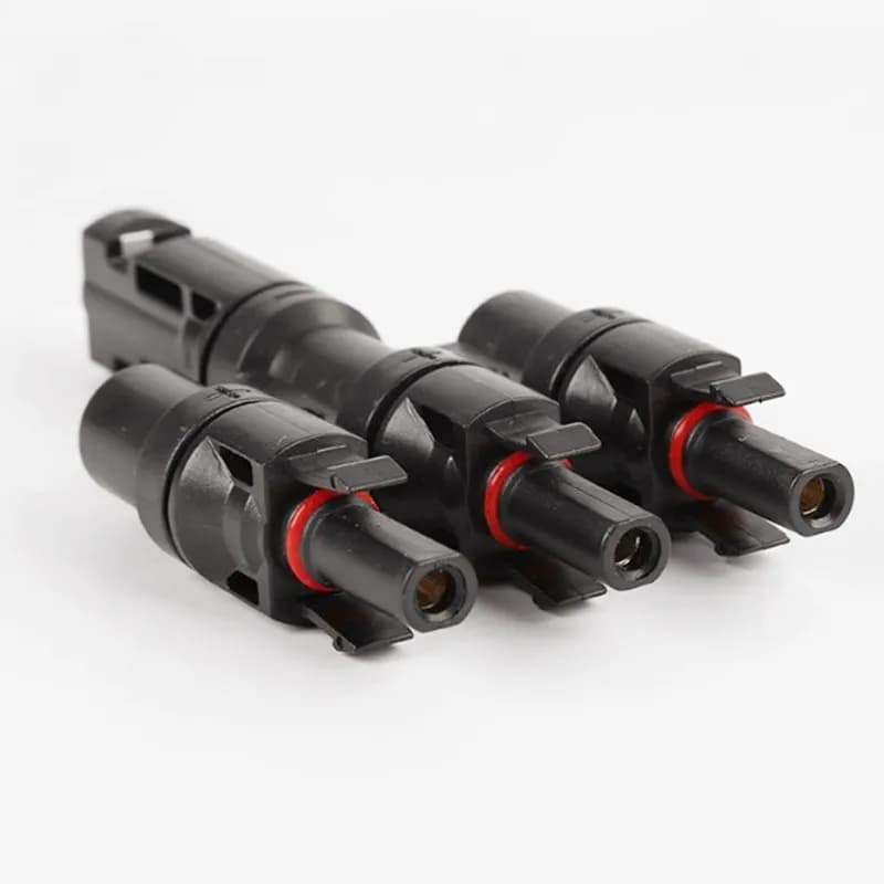 Connecteur étanche IP67 pour panneau solaire, montage photovoltaïque, câble, 3 voies, DC 1000V, 50A, 2.5mm, 4mm, 6mm, 1 paire