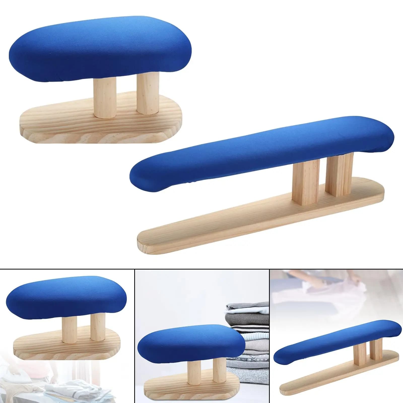 Planche à repasser domestique en bois massif, tabouret à manches longues, petite Table épaisse pour vêtements, Table à repasser