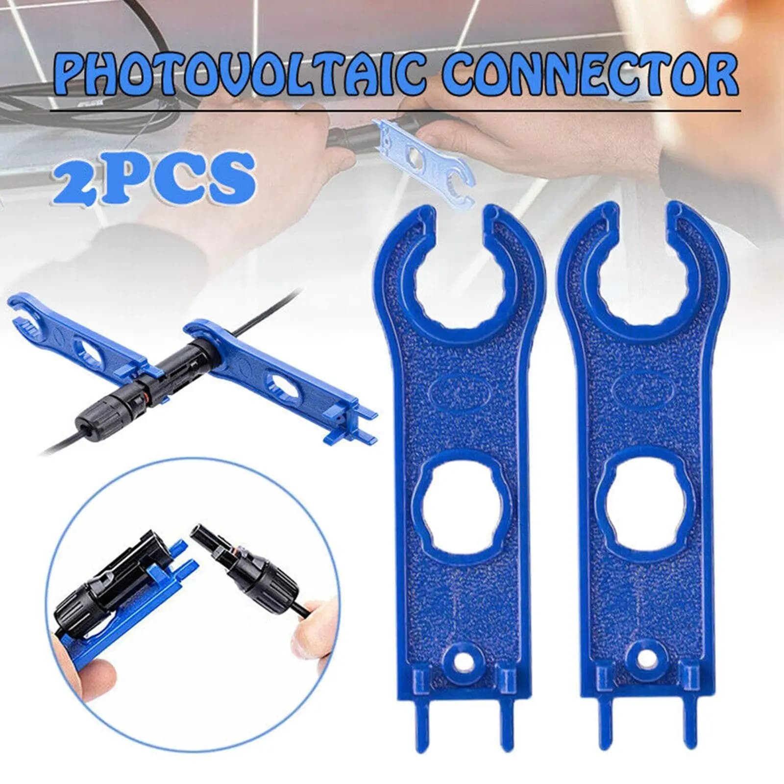 2 pièces MC4 connecteur de panneau solaire outil de déconnexion clés clé ABS poche en plastique clé de connecteur solaire