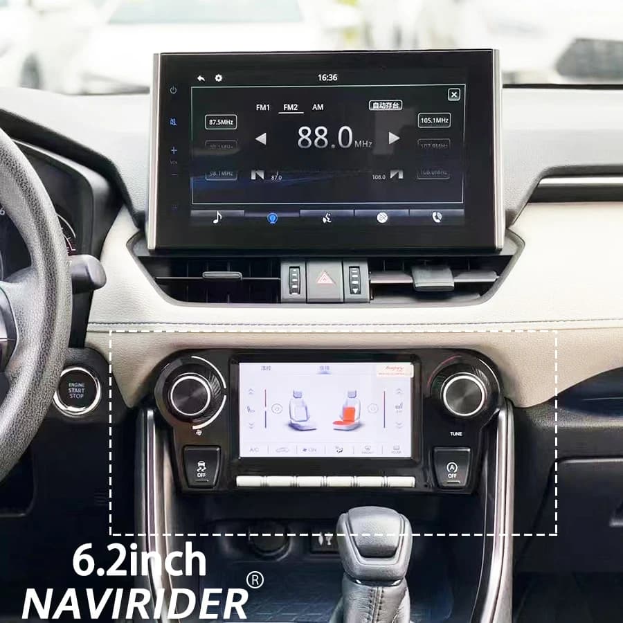 Navirider 6.2 ''panneau AC pour Toyota RAV4 RAV 4 XA50 2020-2024 contrôle NAVI