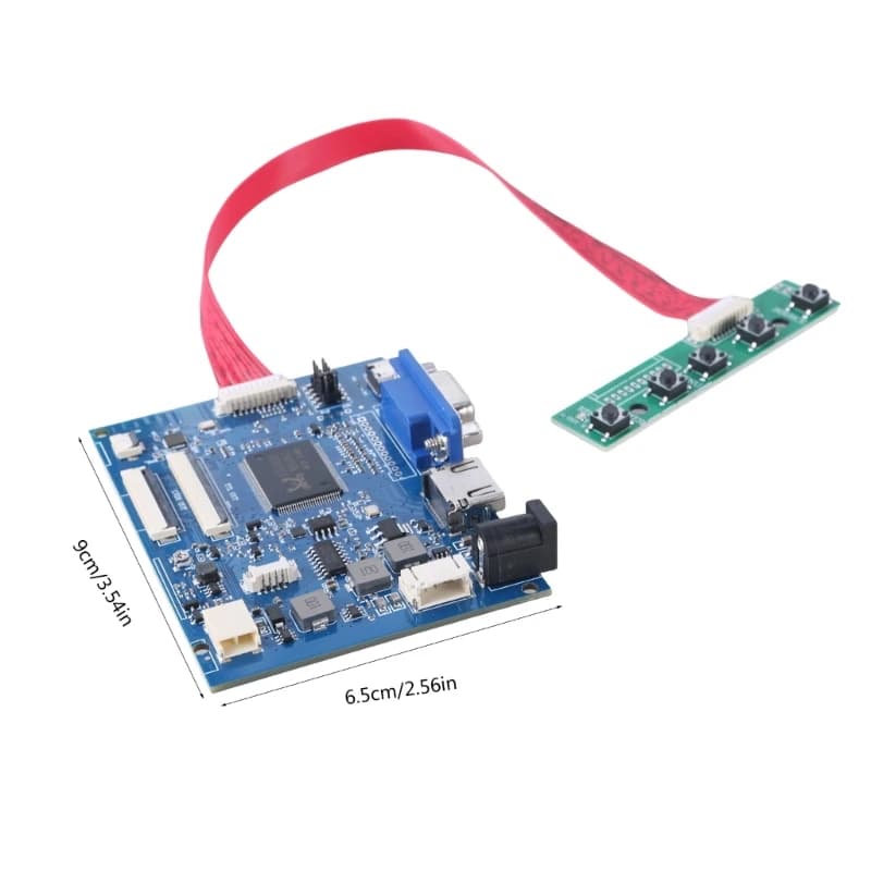 Carte d'écran 40 broches LVDS 50 broches TTL, panneau d'écran LCD, carte pilote, carte mère contrôleur, résolution 1024x600