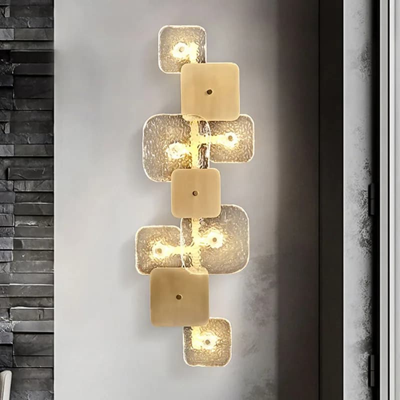 Lampe murale simple pour entrée d'escalier, éclairage de chambre à coucher, décoration de fond TV de luxe, éclairage de chevet pour salon
