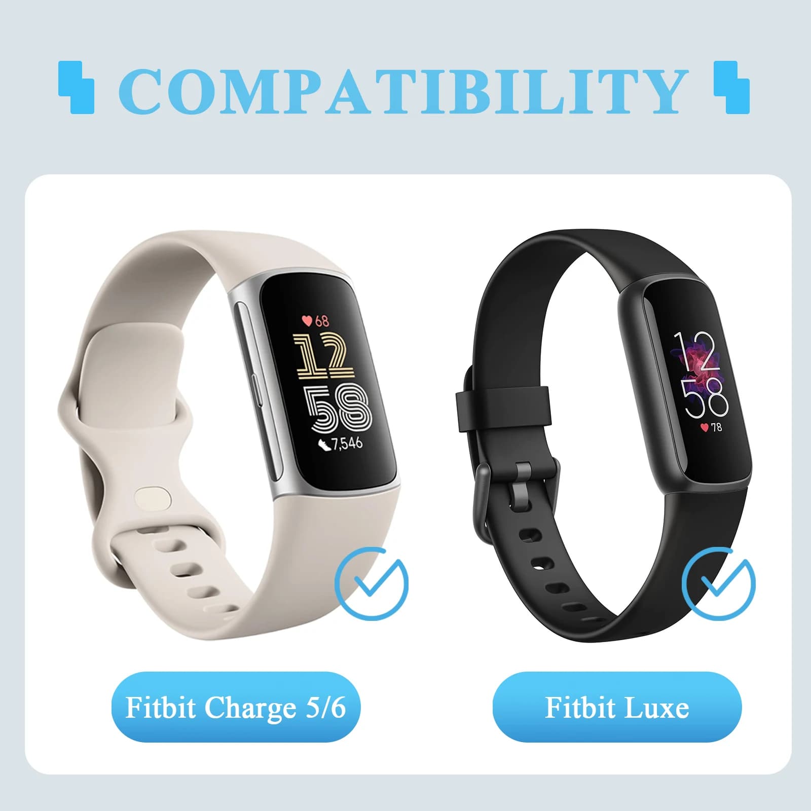 Station de Charge USB magnétique pour Fitbit Charge 5/Charge 6, Station de Charge rapide pour montre intelligente, support de Luxe