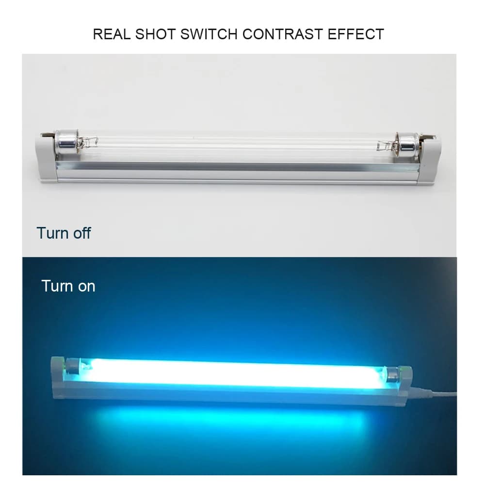 Lampe ultraviolette à Quartz UVC 6W 8W T5, Tube 220V 110V, stérilisateur à lumière UV, lampe bactéricide à l'ozone, désinfection germicide