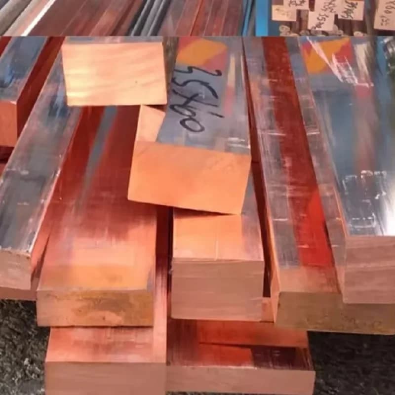 Épaisseur de la feuille de barre de plaque plate en cuivre pur 1mm 1.5mm 2mm 3mm 4mm 5mm 6mm