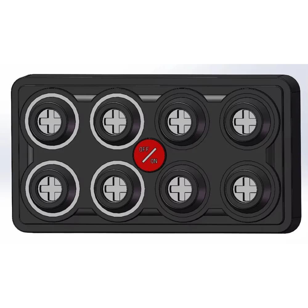 Système de relais d'impulsion panneaux automatiques étanches IP68