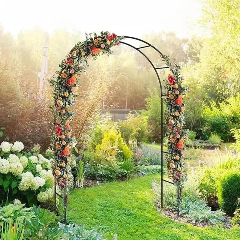Arc en treillis pour plantes grimpantes, arc de mariage en plein air en métal, décor de ballons, arbre de décoration de mariage, cadre de fleurs, support d'arrière-plan