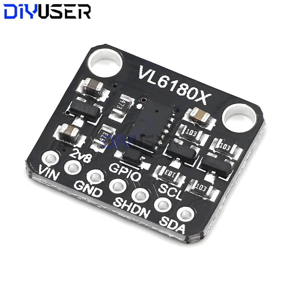 Module de capteur de distance VL6180X, détecteur de proximité par mesure de temps de vol (ToF), interface I2C haute précision, compatible 3.3V/5V