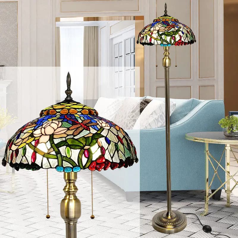 Lampadaire LED Rétro Américain pour Salon