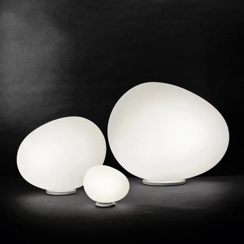 Lampes de table en verre modernes, concepteur italien, lampadaire, salon, chambre à coucher, bureau d'étude, lumière décorative, maison, chevet de nuit