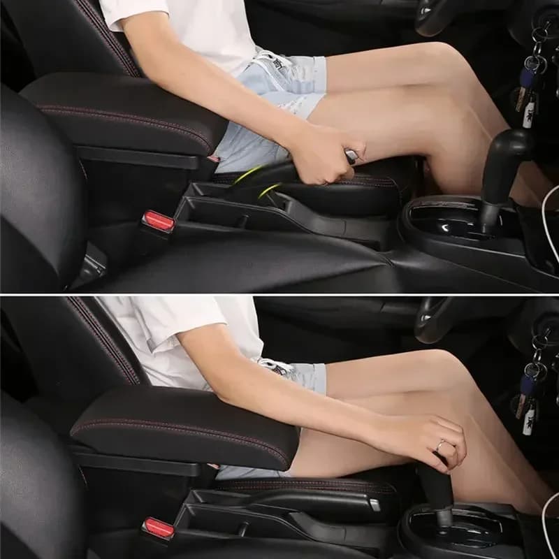 Boîte d'accoudoir pour Peugeot 308 2008 - 2012 T7 SW / Citroën C4 2011 Pièces de rechange Boîte de rangement centrale 2009 2010 2011