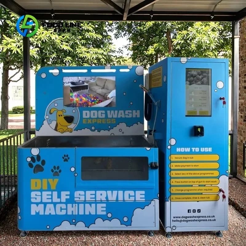 Station de lavage pour chiens à monnayeur à vendre – Machine de bain automatique en libre-service