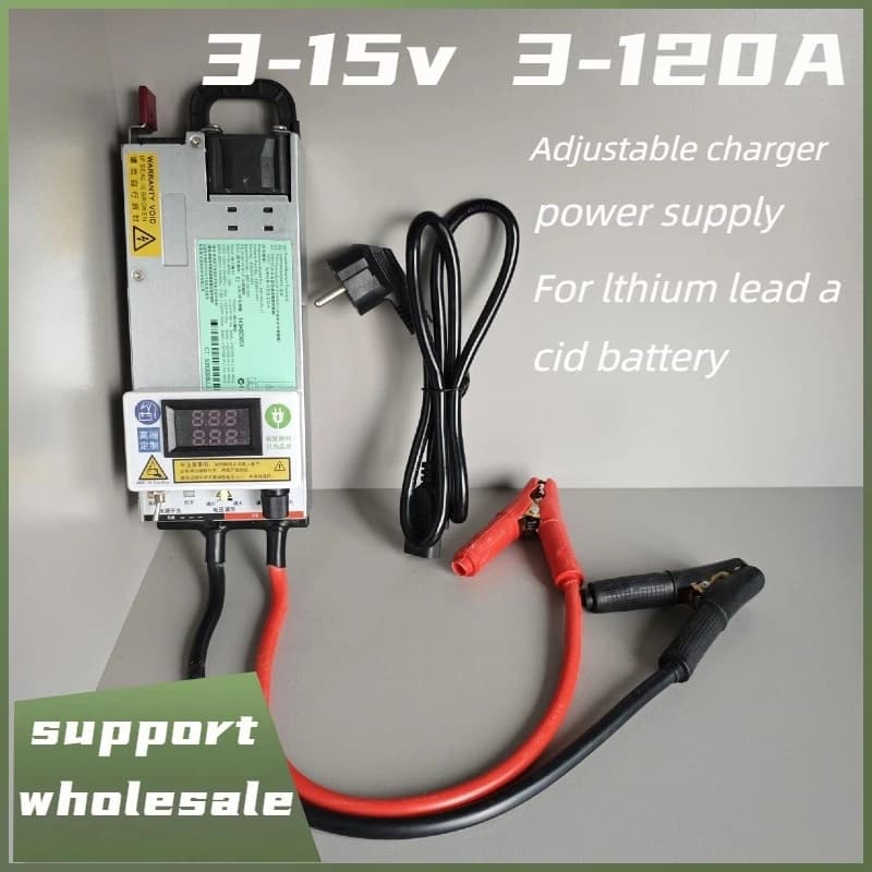 Chargeur ternaire haute puissance, alimentation de programmation de voiture, réglage audio, 12.6V, 14.6V, 100A, 120A, développements automobiles