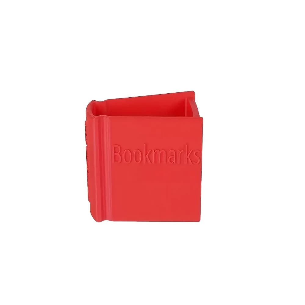 Organisateur de rangement pour marque-pages au design amusant, joli ornement de décoration de bureau, cadeau idéal pour les lecteurs et le personnel de bureau