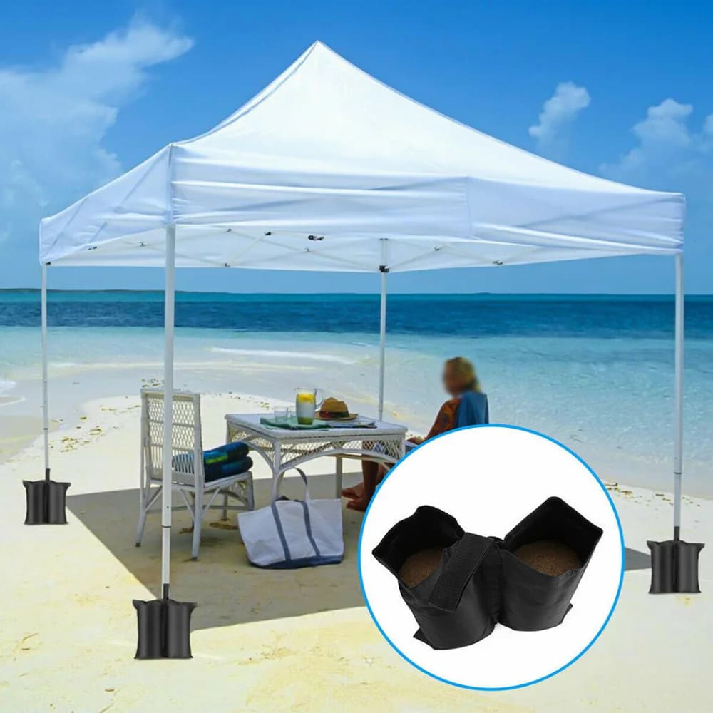 Équipement de Camping, accessoires d'extérieur, gazébo de jardin, pieds, poids, sac de sable, chapiteau, ensemble de tente étanche, accessoires de tente