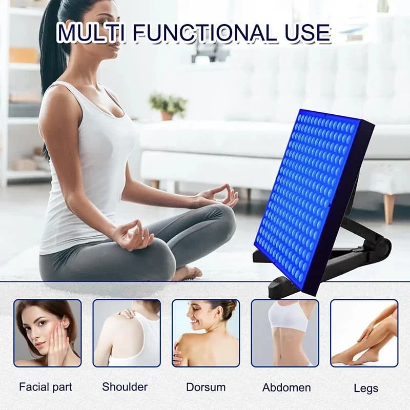 225 pièces 45W lampe de bronzage Solarium avec lumière bleue support réglable et bronzage pliable peau UV lumière de bronzage pour le visage et le corps