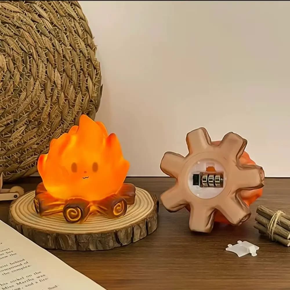 Lampe à bougie électronique LED au design flamme
