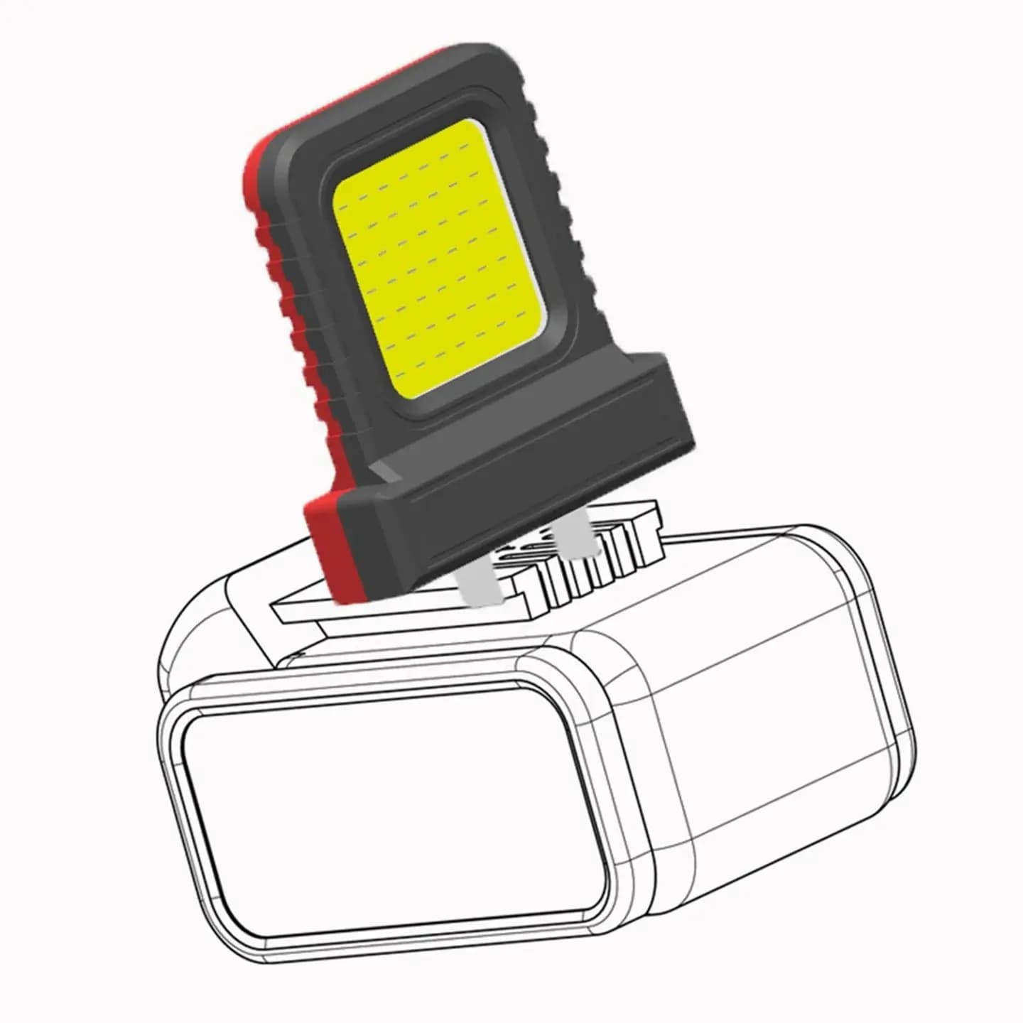 Outil électrique 21V avec batterie au Lithium universelle, projecteur LED pour réparation automobile, lampe de travail pour une Construction extérieure à Long terme