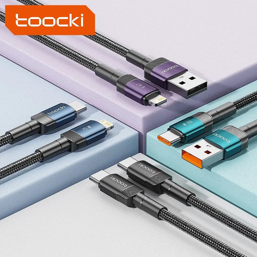 Toocki USB Type C câble charge rapide USB C chargeur cordon pour iPhone 15 14 13 12 11 Huawei P40 P30 Realme Oppo Oneplus batterie externe
