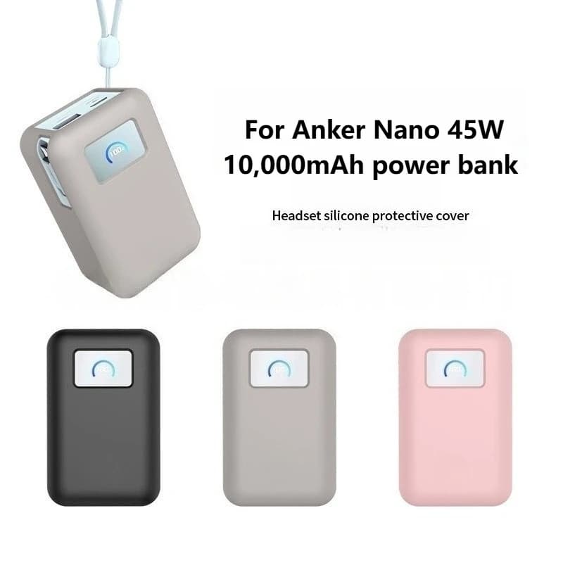 Étui de protection antichoc pour batterie externe Anker Nano 45W 10000mAh, étui de protection pour batterie externe avec cordon inclus