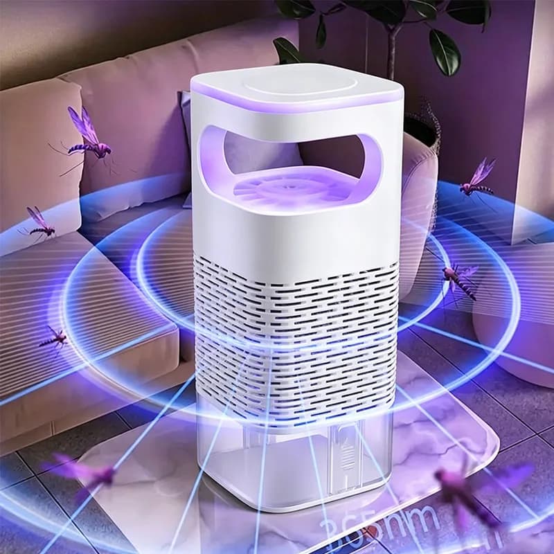 Appareil anti-moustiques et anti-insectes USB, lampe LED tue-moustiques, piège à insectes à aspiration intérieure, répulsif anti-moustiques pour la maison