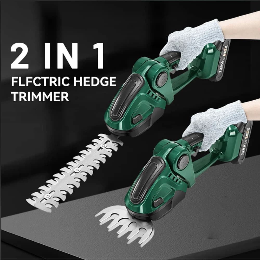 Taille-haie électrique sans fil 2 en 1