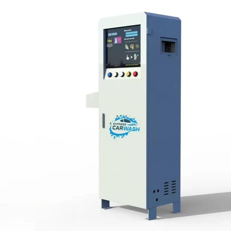 Machine de lavage de voitures en libre-service personnalisée, accepte les billets de banque, les pièces de monnaie et les cartes VIP, avec système de gestion pour station de lavage de voitures