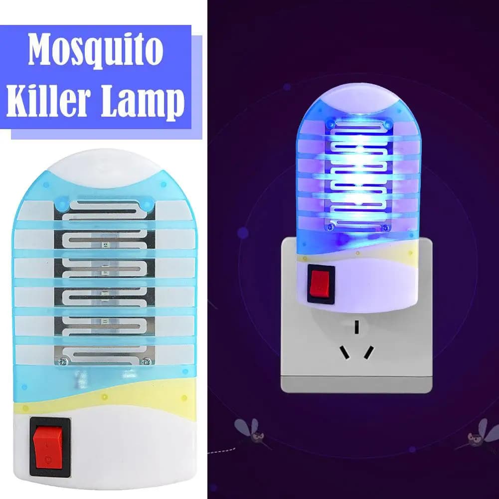 Lampe anti-moustique électrique LED piège à mouches Zapper tueur d'insectes répulsif prise américaine maison chambre muet Anti moustique lampe